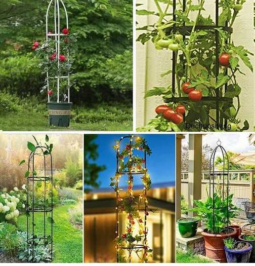 Арка за цветя тип колона обелиск