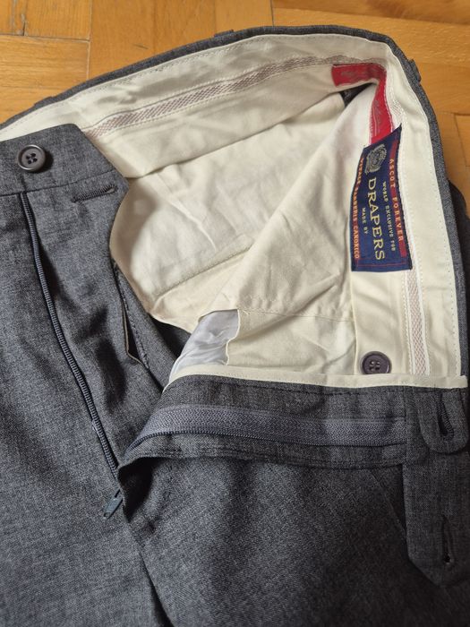 Pantaloni Lux Ascot Forever, Lână Vitale Barberis Canonico, Bărbați -