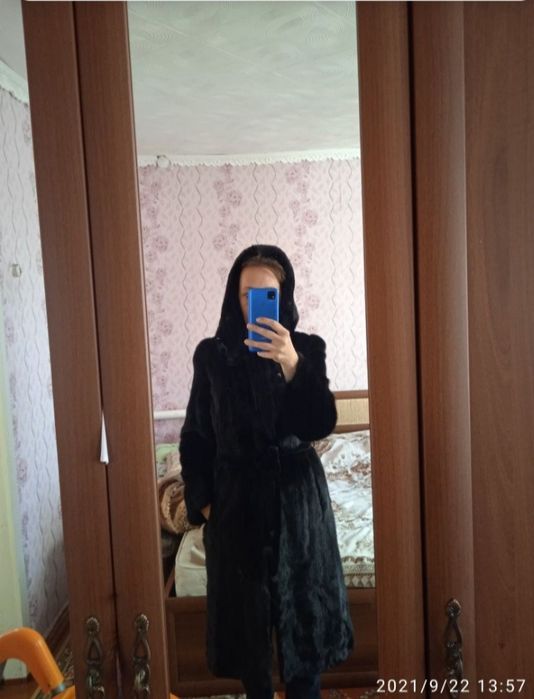 Шуба норковая б/у
