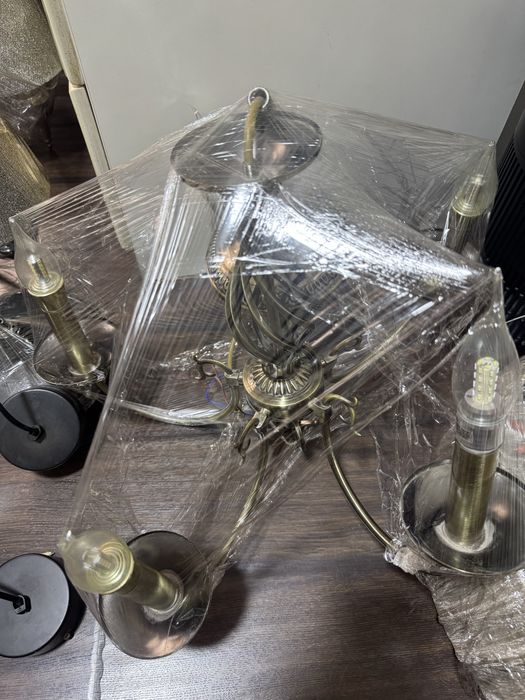 Железная люстра б/у