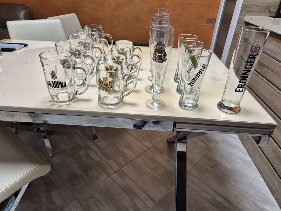 Нови халби  и чаши за бира