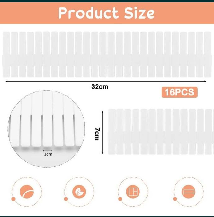 Organizator din plastic usor de utilizat dupa dimensiunea dorita
16 bu