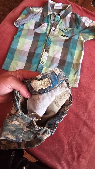 Бриджи и рубашка для мальчика