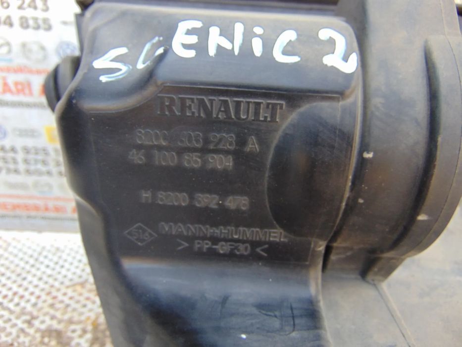Carcasa filtru aer Renault Scenic 2 an 2003-2009 cod 8200603928 megane 2 1.9 2.0