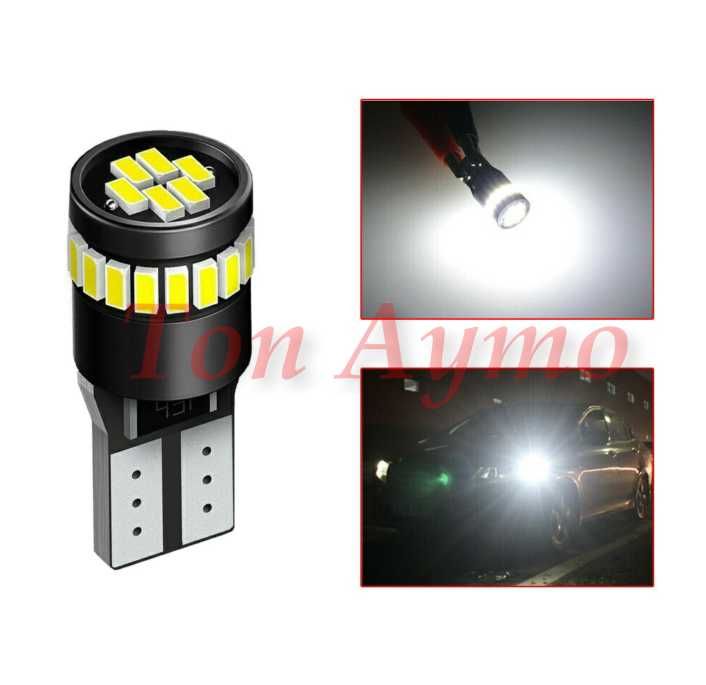 LED крушки T10 / W5W CANBUS Канбус Без Грешки Супер Ярки 12V