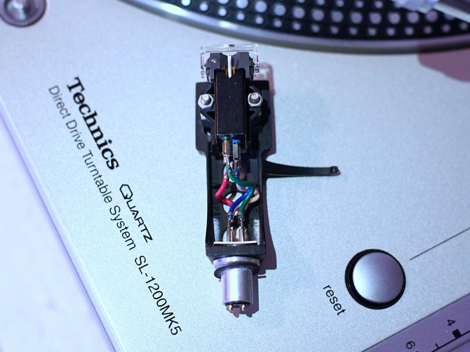 Shure m44g doza pick-up cu headshell Technics (SL 1200 1210