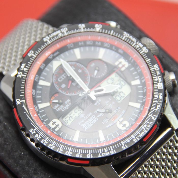 Citizen Eco-Drive-Radio Controlled-Royall Air force Red Arrow-FULL BOX
