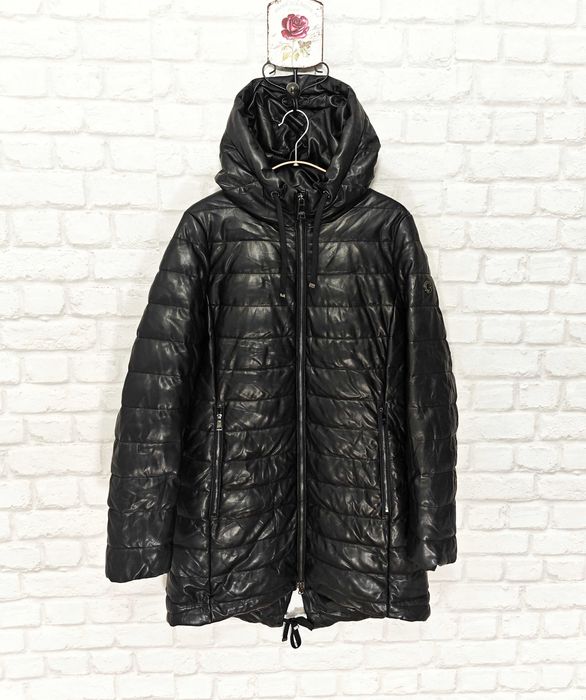 Fuchs Schmitt Еко кожа дамско яке парка размер M / UK 10