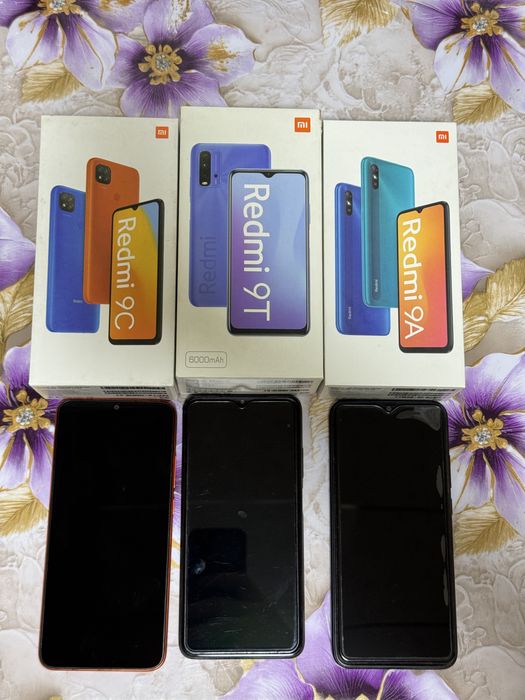 Продам телефоны Redmi 9A,9C,9T