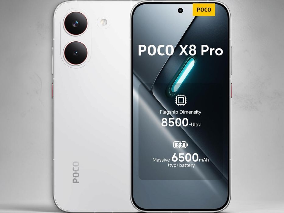 Xiaomi Poco X8 Pro 5G Dual Sim 12RAM 512GB Black ЧИСТО НОВИ! Неразпечатани! 2г. Гаранция!