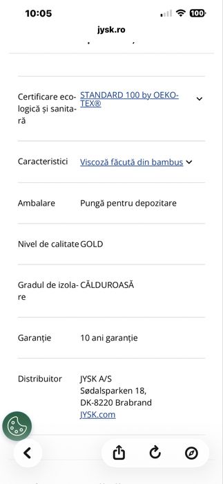 Pilotă nouă, 135 x 200 cm