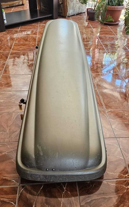 Cutie Portbagaj KAMEI Delphin 260 L (230 cm) - Ideală Lansete/Schiuri