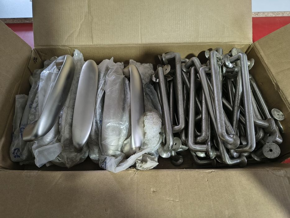 Manere otel inoxidabil+balamale gras pentru perete subtire.