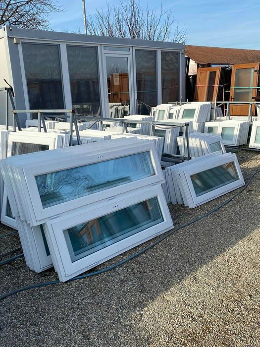 ferestre termopan albe noi 300 lei