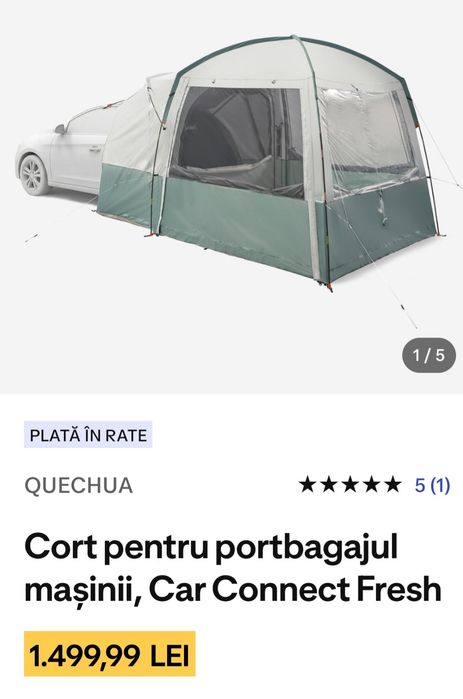 Cort pentru portbagajul mașinii, car connect fresh