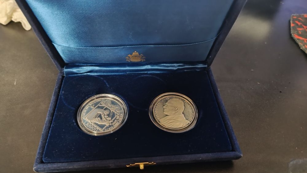 Monezi numismatice vatican  1997 papa ioan argint