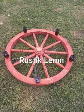Lustre rustice din lemn