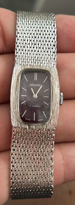 Ceas dama mecanic Atlantic Swiss Made - anii 70-80