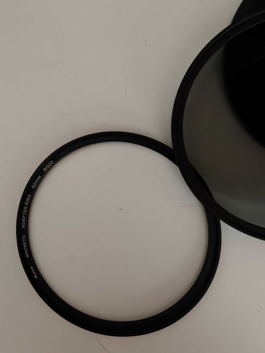 kase filters 82 mm: magnetic CPL + ND64 + ND8 + cap + magnetic ring