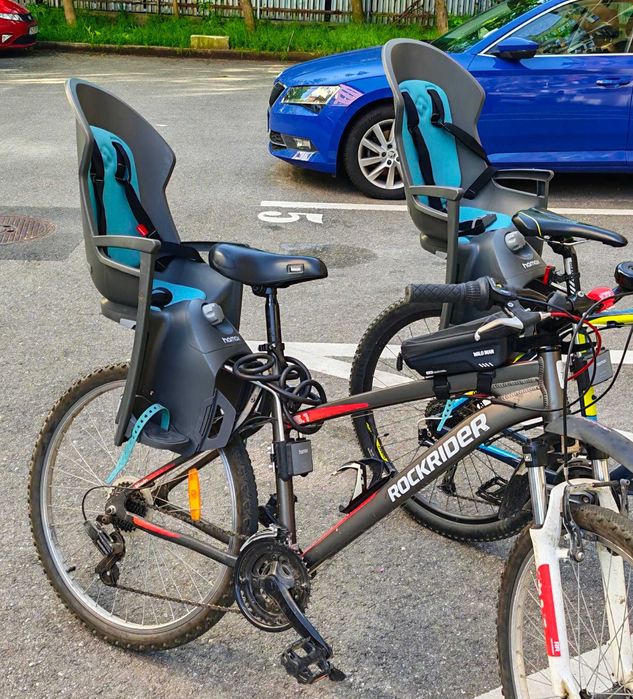Scaune bicicletă copii Hamax 22 kg – prindere pe cadru – stare foarte bună