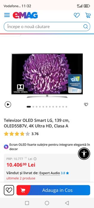 televizor lg oled smart defect se aprinde ledul rosu si dupa se stinge
