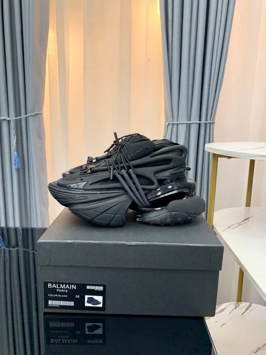 Balmain Unicorn Sneaker "Triple Black"