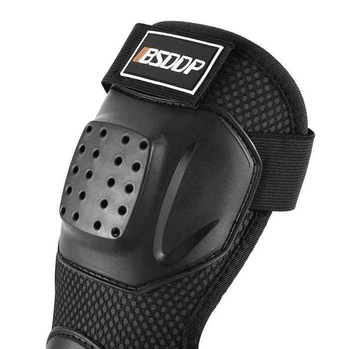 Set Protectii Moto pentru Genunchi si Coate, Usoare, Confortabile, Pentru Moto, Scuter, Bicicleta Negru