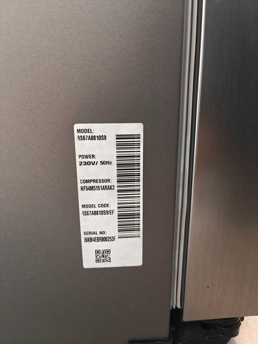 Хладилник Samsung Side-by-Side RS67A8810S9 – No Frost, инокс