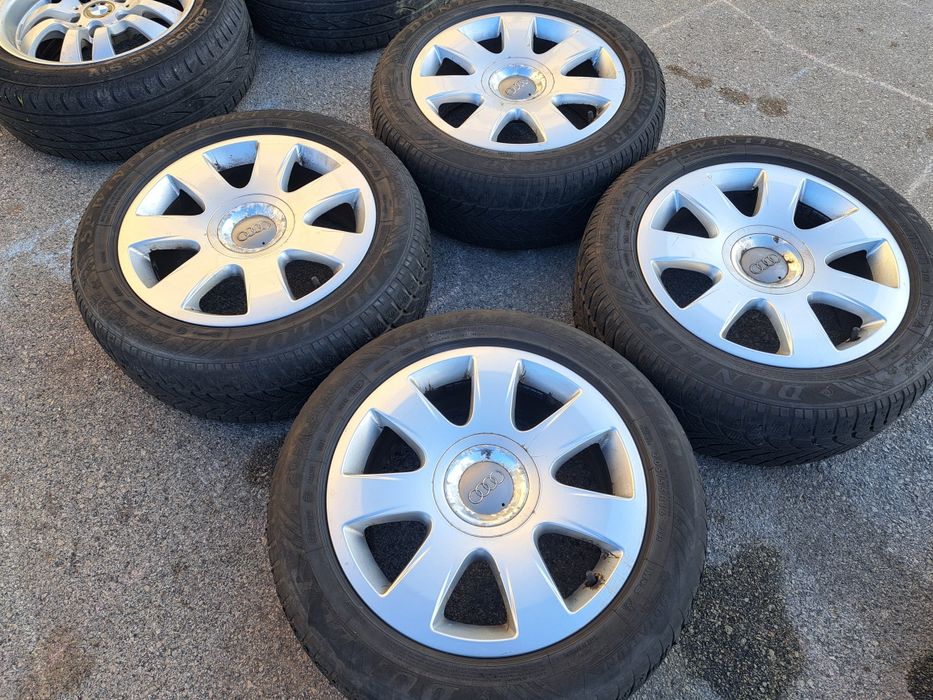 5х112/16 с гуми Ауди VW Шкода Сеат 5x112/16 лети джанти Audi Skoda