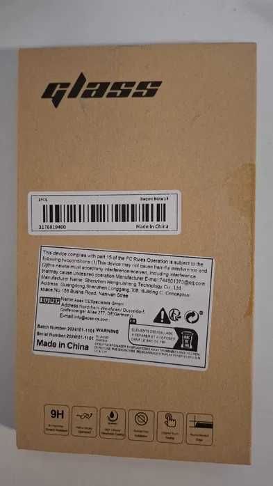 Set de 3 Folii Sticla Xiaomi Redmi Note 14