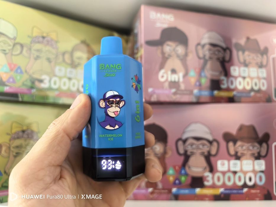 Vape 300.000 Puffs 6 Arome Reincarcabil Display Abur Mult