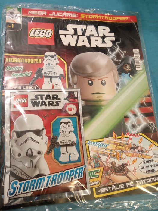 Seturi mici Lego Star Wars (foil bags) cu revistele aferente, sigilate