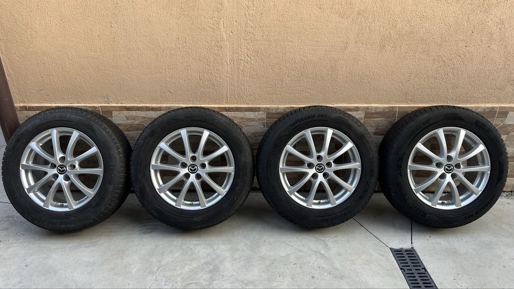 Джанти + Зимни гуми MAZDA CX-5 17/225/65 DOT: 1824 - ПЕРФЕКТНИ !!!