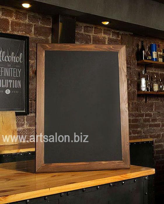 Меловые доски на заказ, размер любой, в рамке, на подвеске, на петлях