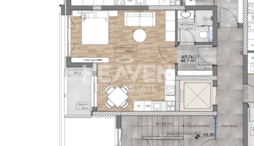 Продава се Едностаен апартамент в Пловдив, Кършияка - 58 кв.м за 1509 €/кв.м - Снимка #2