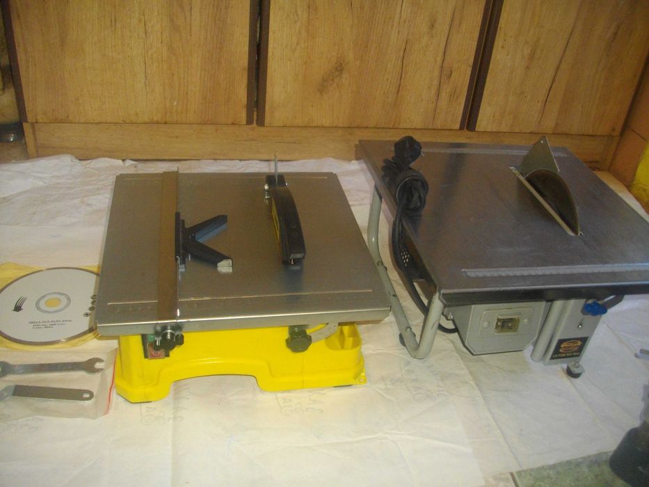 Електрическа машина сухо мокро рязане плочки 1600W ф180мм с линеали