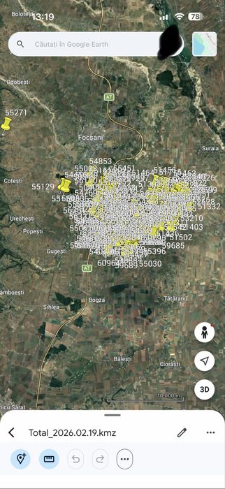 500 ha-Terenuri Agricole in proximitatea  Autostrazii A7