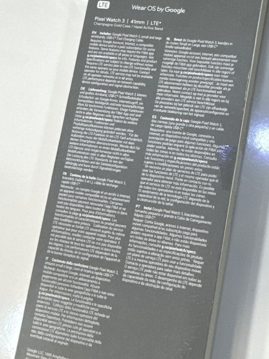 Google Pixel Watch 3 • 41 mm • LTE • NOU