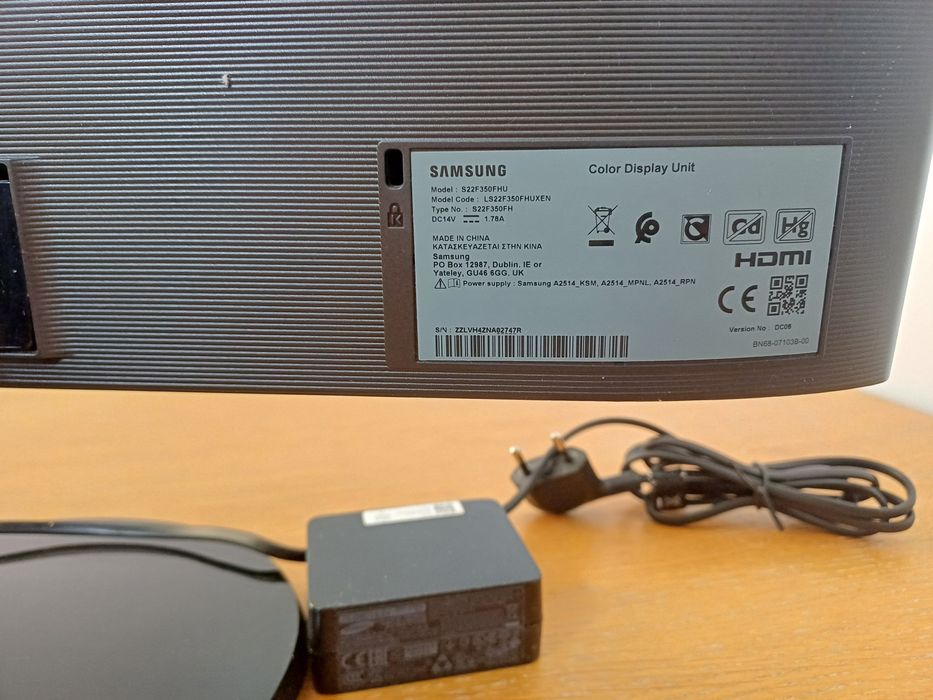 Monitor Samsung S22F350FHU 22" Full HD HDMI