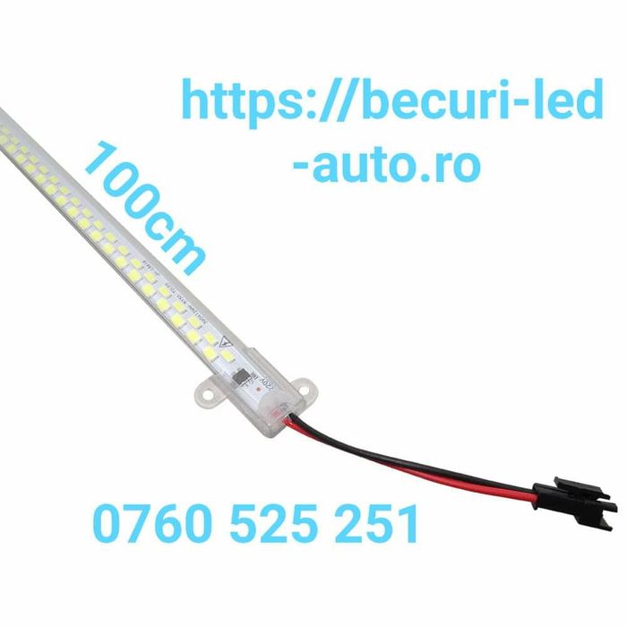 Grilă Led 1 metru 18Watti(Alb,Albastru și Roșu) 12V-220V