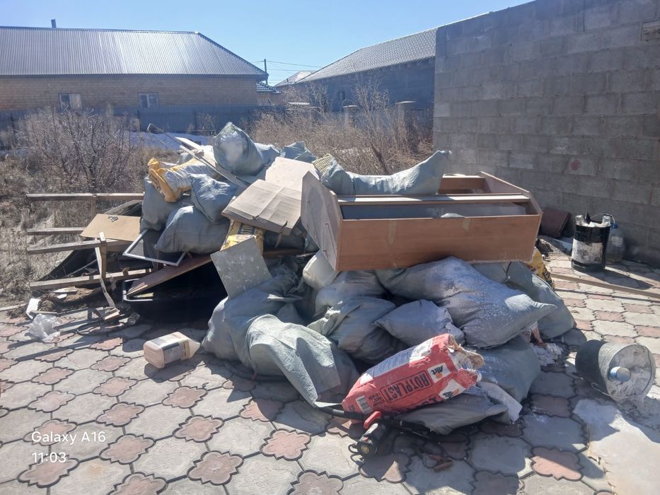 Газель и вывоз мусора.