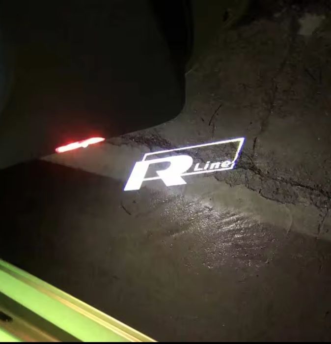 LED плафони за врати с лого R Line за VW