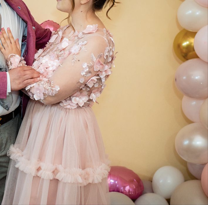 Rochie roz eleganta