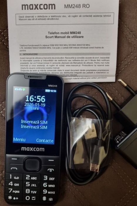 Maxcom MM248 cu butoane complet la cutie