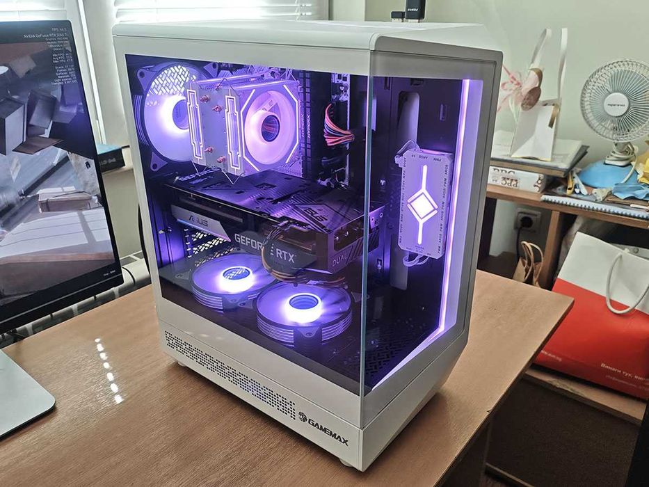 Геймърски компютър, Ryzen 5600, Rtx 3060Ti, 32gb Ram, 960Gb ssd, 700W