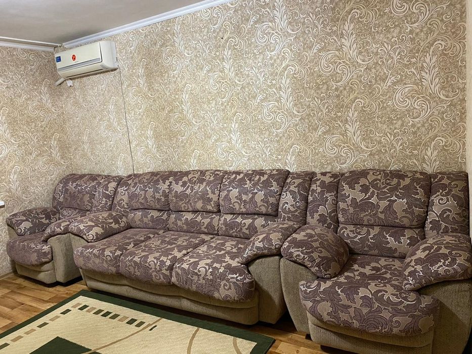 матрасымен диванен