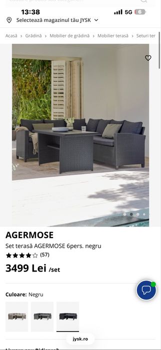 Vand SET Canapele si masa terasa ,gradina