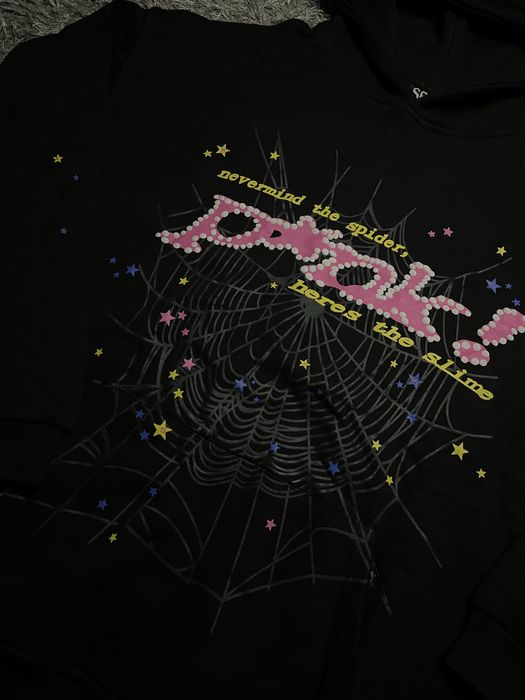 Sp5der hoodie, Pink суитчер