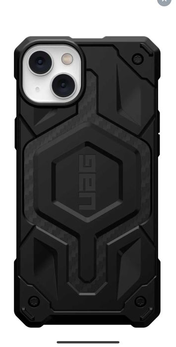 Защитный чехол MagSafe UAG iPhone 14 Plus (карбон)