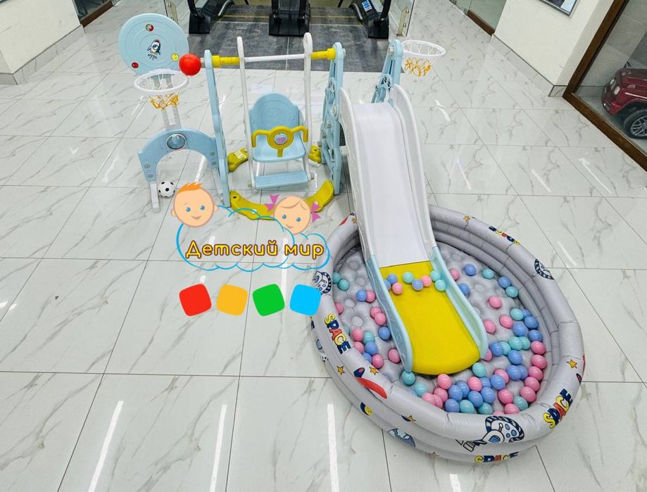 Летский Горка качеля. Болалар качеляси